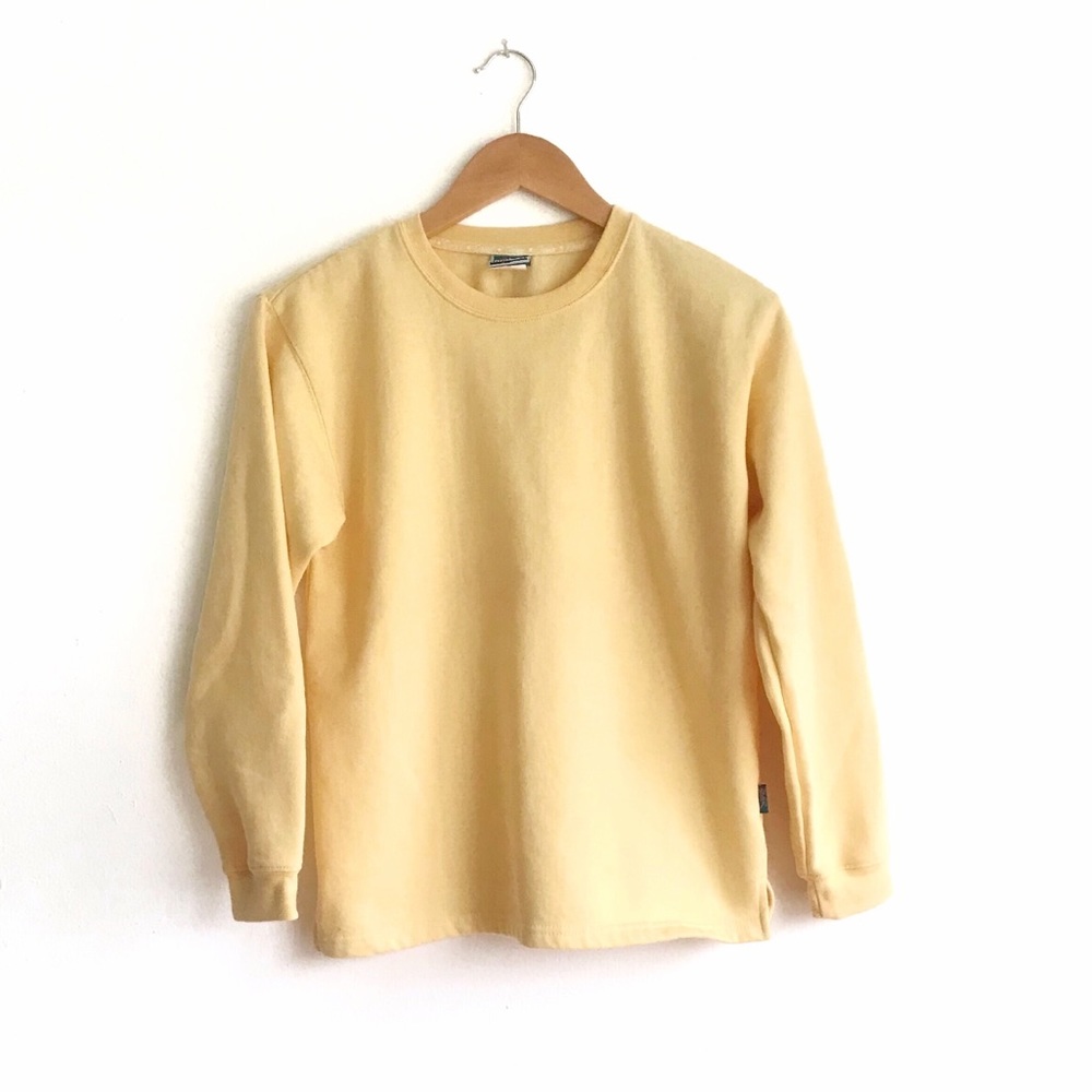 Vintage yellow sweatshirt